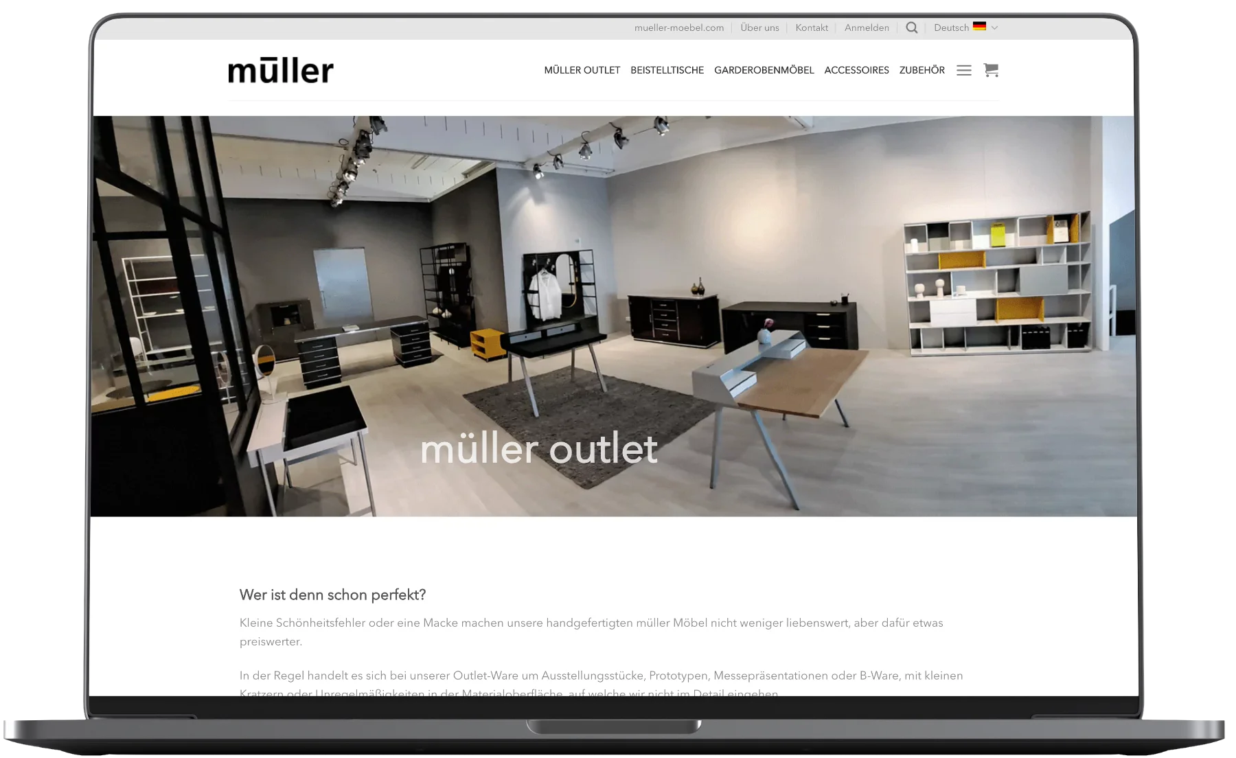 mueller metall moebel shop start