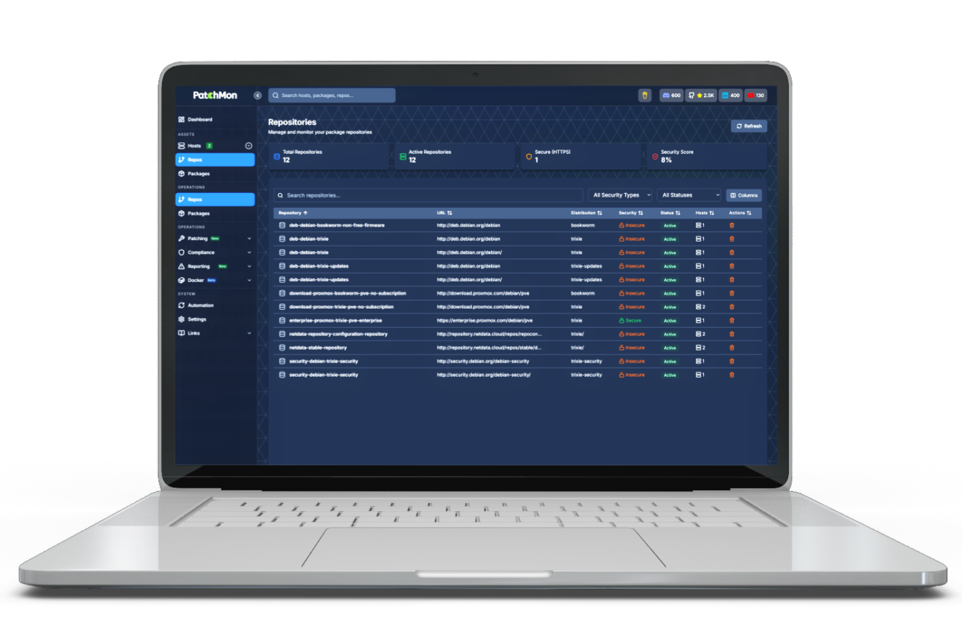 PatchMon | Simples Linux-Patchmanagement für Admins - beflash